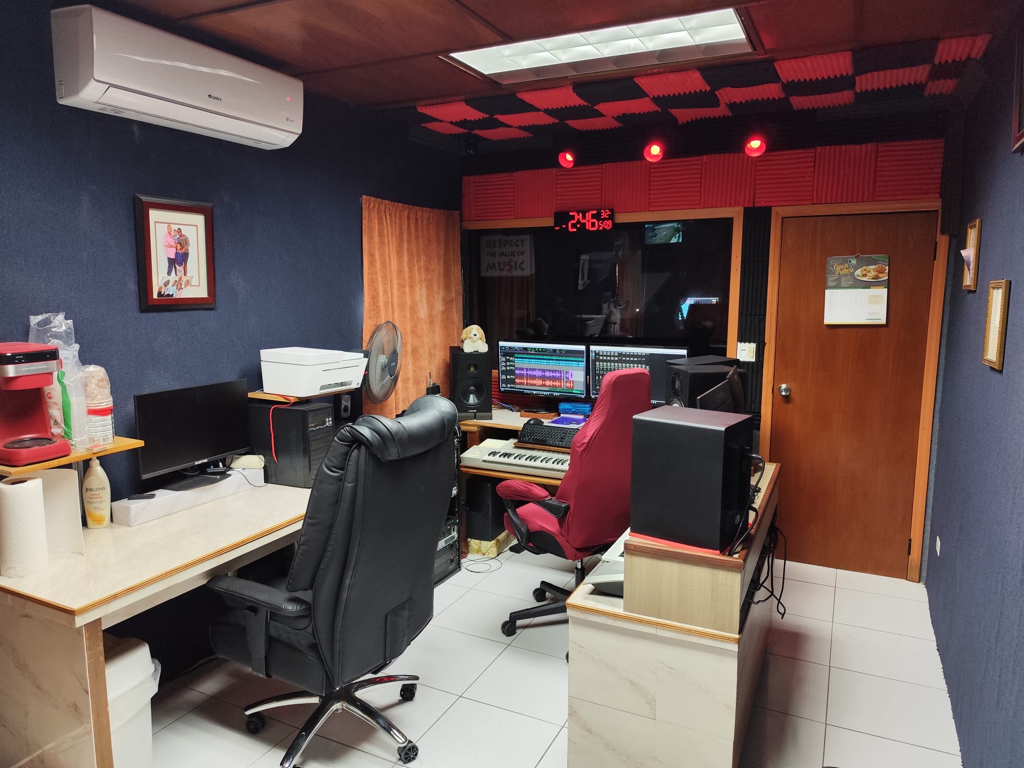 Acoustic Treatment — Farm Recording Studio Anguilla