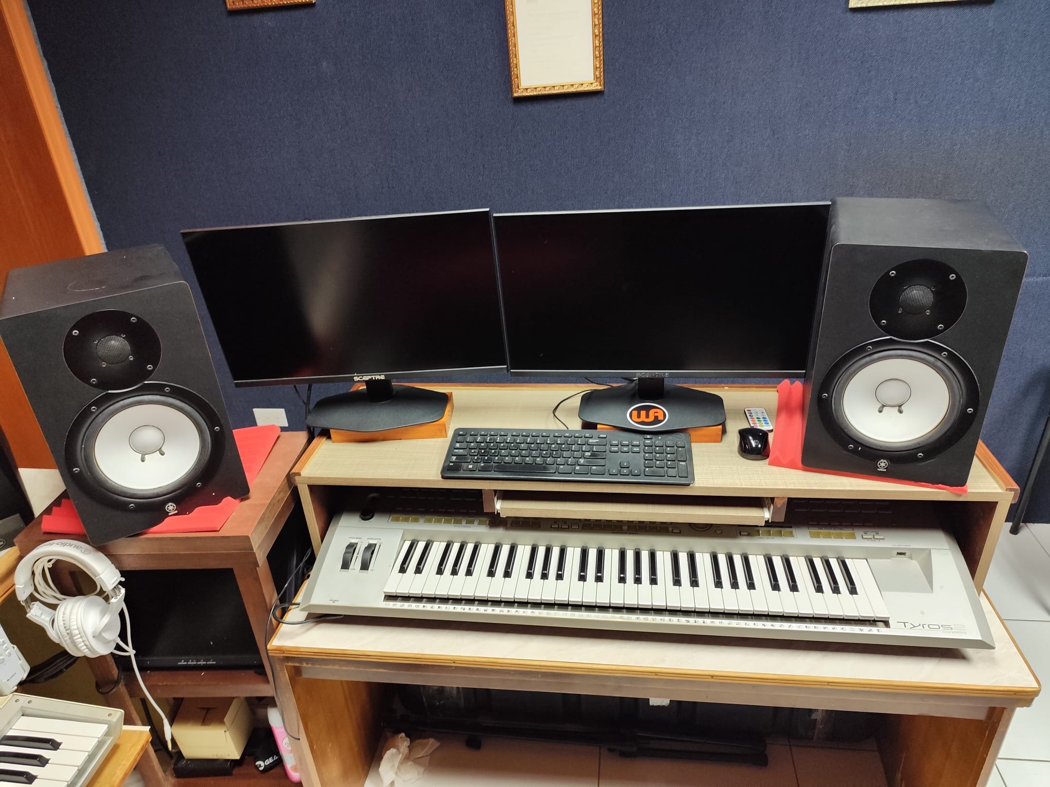 Late night recording session Farm Recording Studio engineer Anguilla