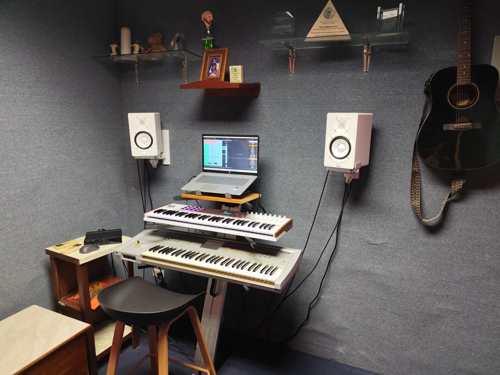 Keys Setup — Farm Recording Studio Anguilla